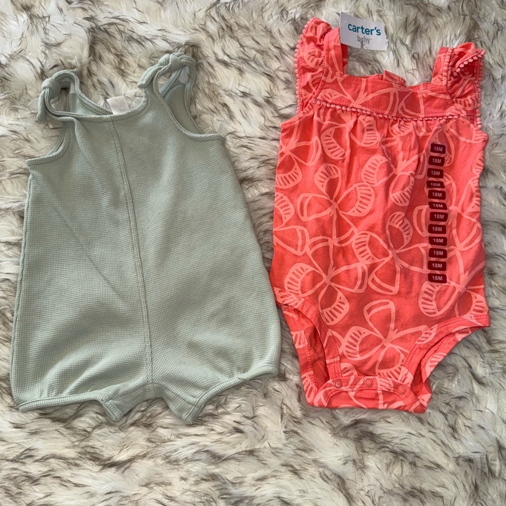Calvin Klein, carters, Pekkle, RZ baby girl outfit lot size 18 months - Picture 4 of 11